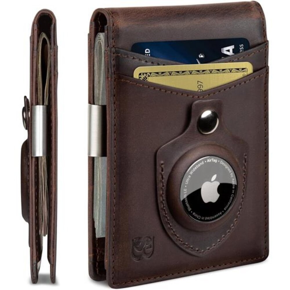 Money Clip Wallet - Mens Wallets slim Front Pocket RFID Blocking